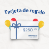 Tarjeta de regalo - $250.00