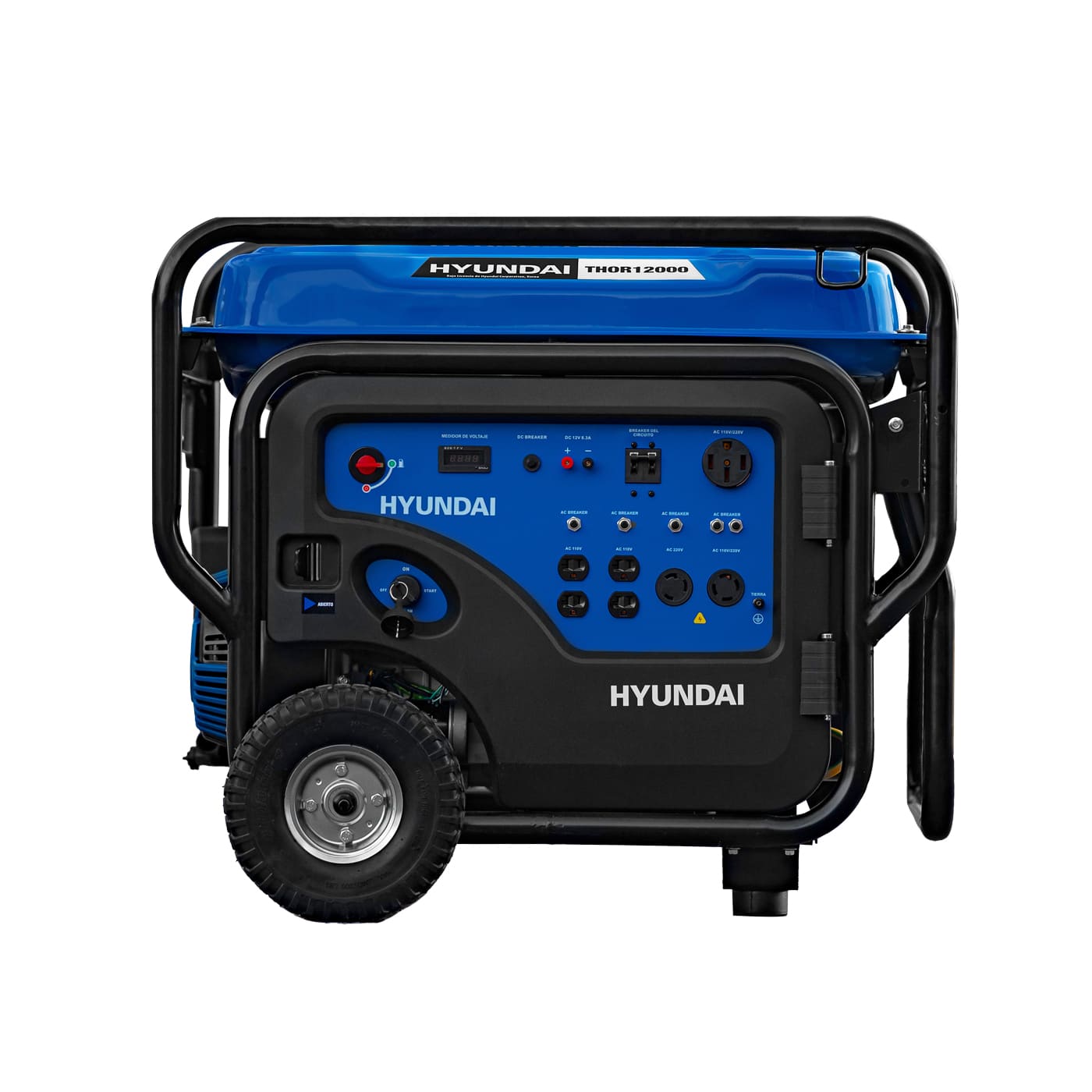 THOR12000-1 generador profesional hyundai 11.5kw c/motor 22 hp 110v/220v thor12000