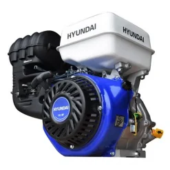 MOTOR DE GASOLINA DE 13.1 HP 4 TIEMPOS MARCA HYUNDAI CIGÜEÑAL DE CUÑA