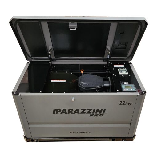 generador estacionario parazzini trifasico 22kw de gas natural y gas lp gp24