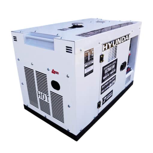 generador estacionario diesel hyundai 9.8kw 17hp ultra100