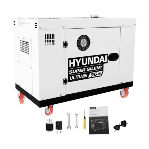 generador estacionario diesel hyundai 8.8kw 17hp ultra85