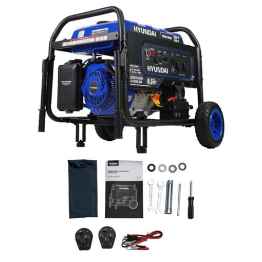 generador profesional hyundai con motor de 18hp 10kw 110/220v thor10000
