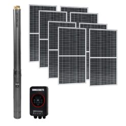 bomba de agua solar hyundai 1 hp salida 1 1/4" 2 paneles solares sun100x (copia)