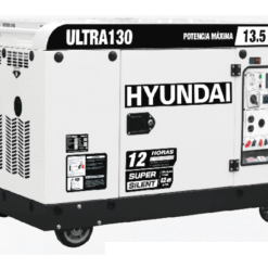 generador estacionario diesel hyundai 13500w 23hp ultra130