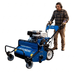 podadora de rastra hyundai 7hp cuchillas de tugsteno alto rendimiento trencher500